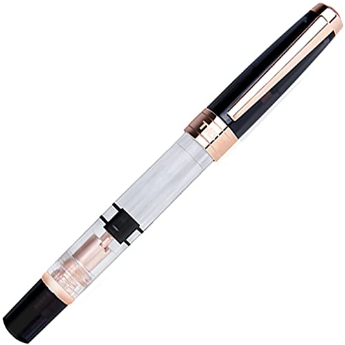 Twisbee Diamond 580 Fountain Pen, Smoke Rose Gold GT, Ink-filling, F Size, TW100737