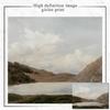 Vintage European Gallery Wall Prin Mountain Lake Landscape Canvas Painting Nordic Posters and Prints Living Room Home Decoration