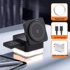 MagSafe 3-in-1 Wireless Charger for Apple Watch, iPhone, Night Light & Earphones AI