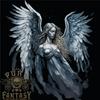 A Gothic Guardian Angel Fantasy Goth Mens T-shirt Cotton