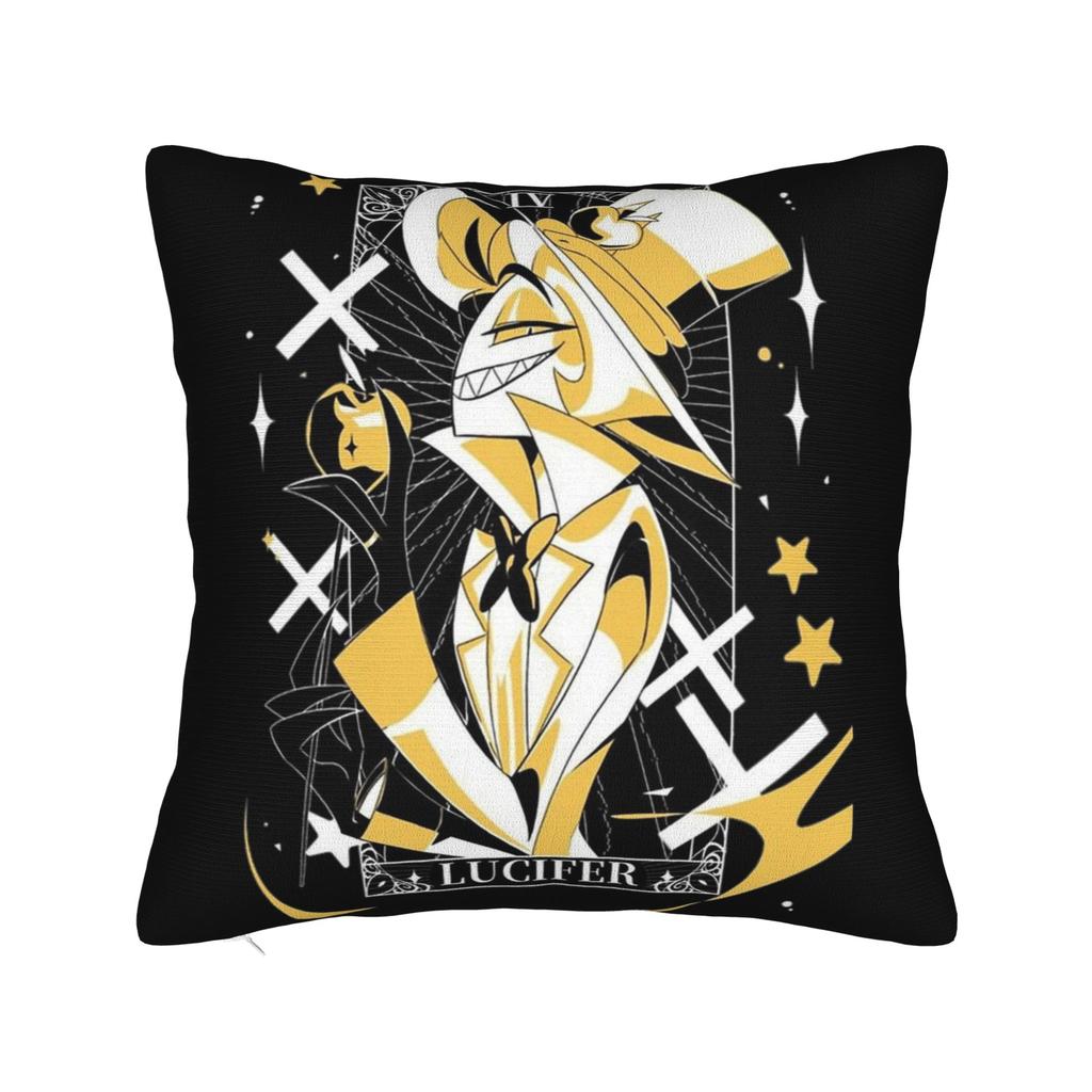 Lucifer Hazbins Hotels Pillowcase Soft Polyester Cushion Cover Gift  Pillow Case Cover Bedroom Square 40X40cm