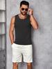 Men's Korean Style Quick-Dry Sleeveless Slim Fit Tank Top for Summer Fitness