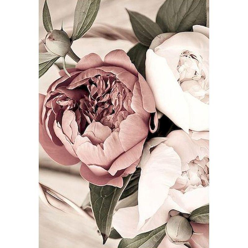 CHENISTORY Flower Coloring By Numbers Painting Set Acrylic Paints 40*50 Canvas Pictures Decorative Paintings Diy Crafts Gift