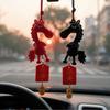 with Tassel Spring Festival Car Hanging Pendant Tang Horse Rearview Mirror Decor  Birthday Gift