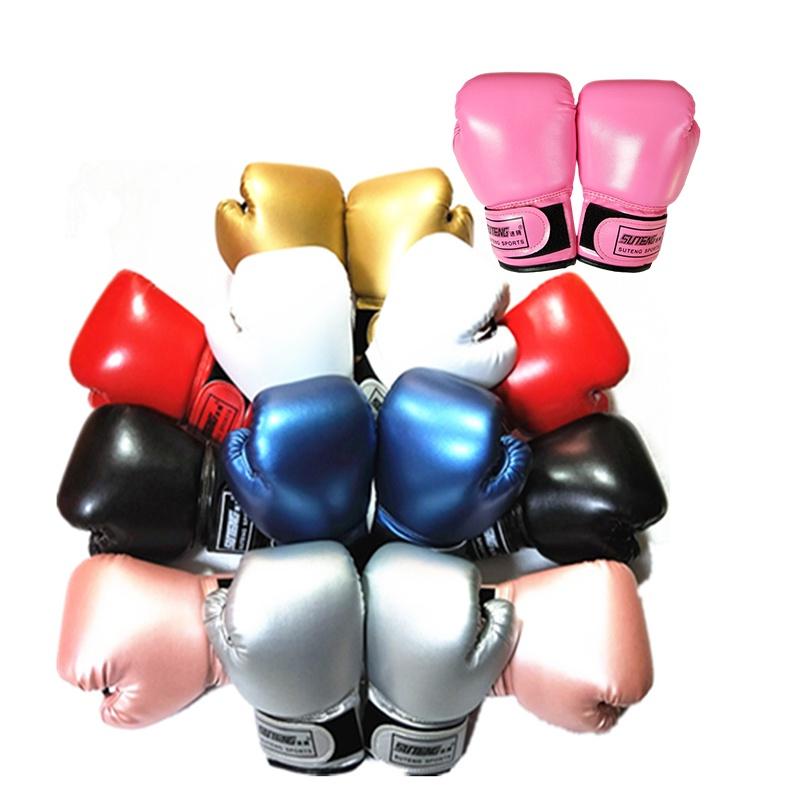 Stilvolle und strapazierfähige Sutent Glitzer Kinderboxhandschuhe Perfekt für Kampfsportverteidigung Gold Silber)