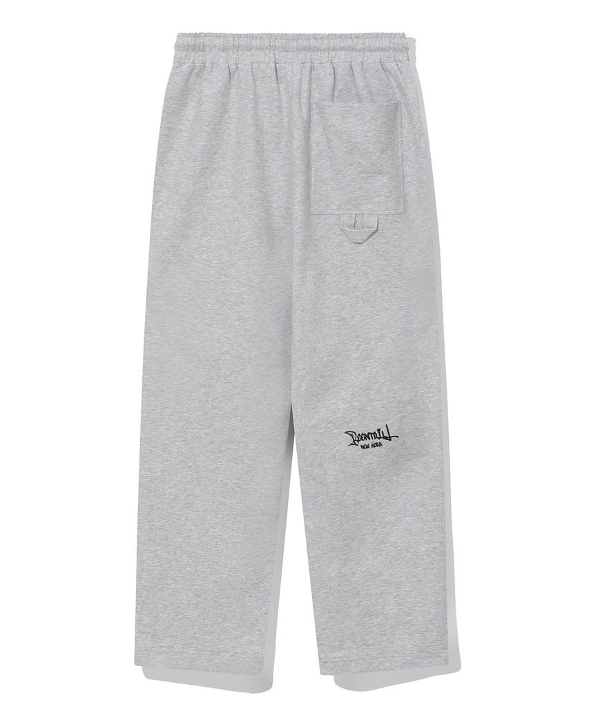 BEENTRILL Script Fatigue Sweatpants (Grey)