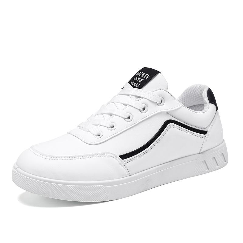 2025 Trendy Men's Shoes New Versatile Walking White Shoe Breathable Wear-resistant Board Shoes Male Casual Non Slip Sneakers