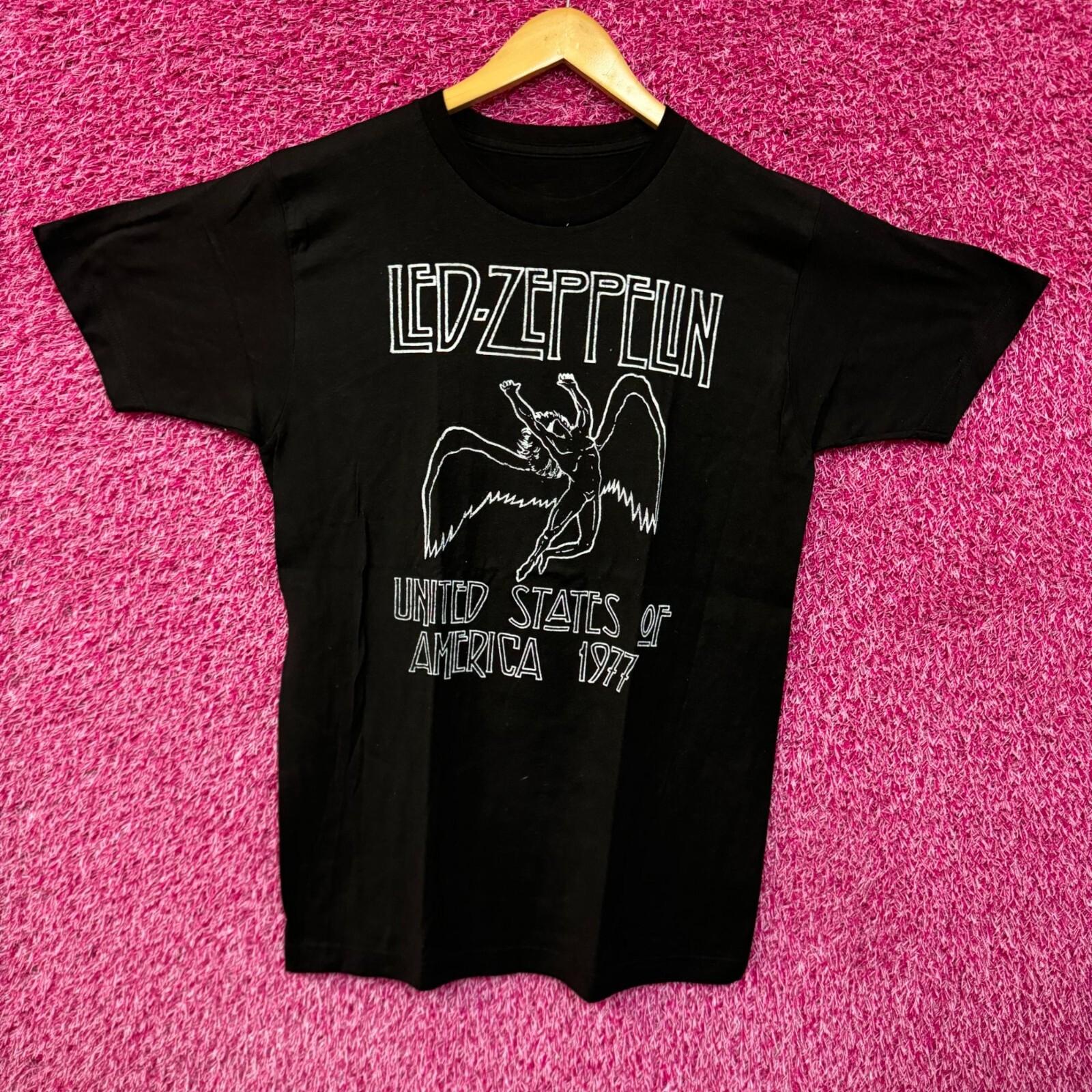 

Led Zeppelin Icarus 1977 United States Tour Rock Band Tee SM XXL