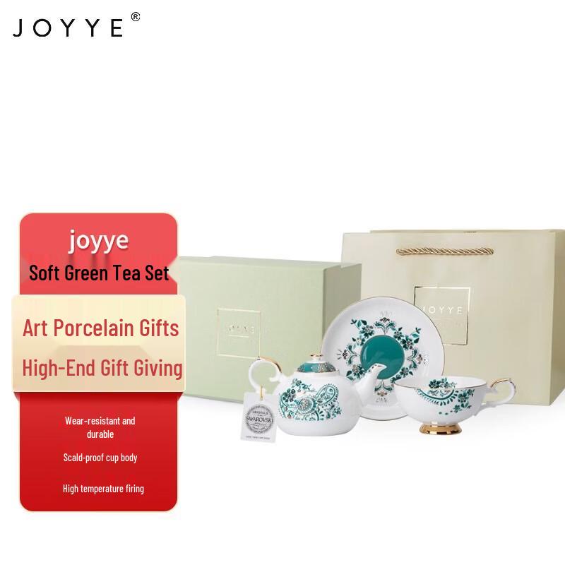 JOYYE Soft Green Ceramic Tea Set