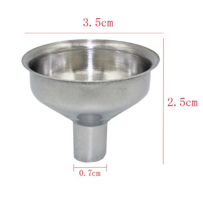 Small Mouth Funnels Bar Wine Flask Funnel Mini Stainless Steel For Filling Hip Flask Narrow-Mouth Bottles Kitchen Durable Funnel