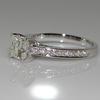 Women Fashion Square Rhinestone Silver Color Wedding Bridal Party Ring Gift