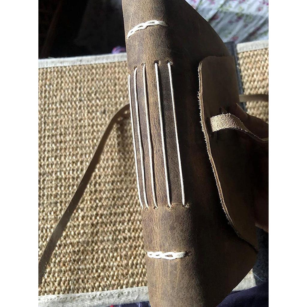 Leather Journal Writing Notebook Handmade Diary Daily Notepad for Men & Women Unlined Paper Travel Diary with Free Beautiful Bookmark