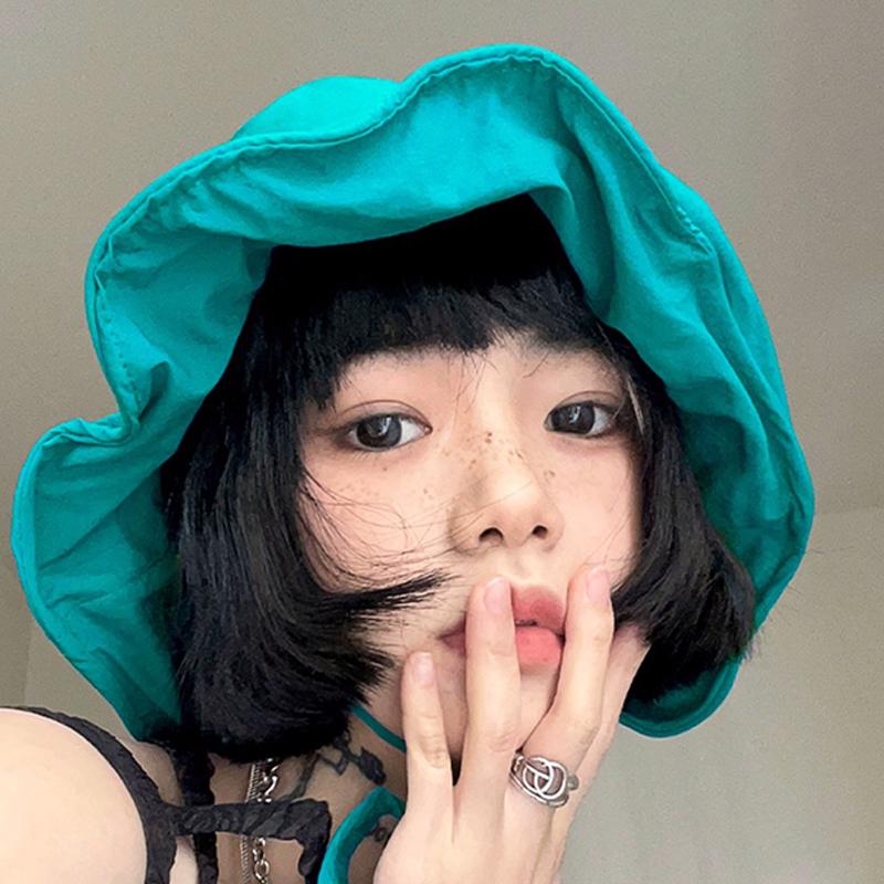 

Large Brimmed Seasonal Fisherman Hat Women S Thin Sunscreen And Sunshade Hat рожевий