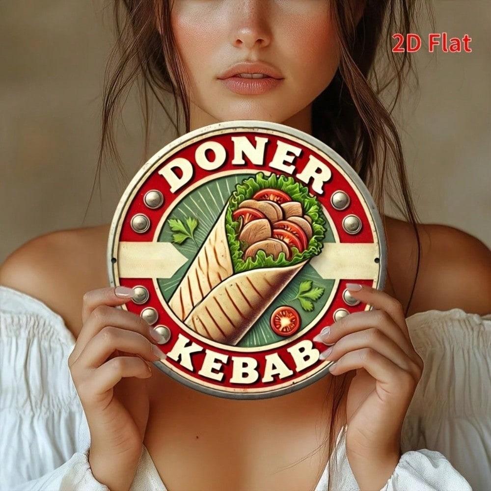 

Vintage Metal Tin Sign Plaque Retro Wall Art Home Decor 20x20 cm