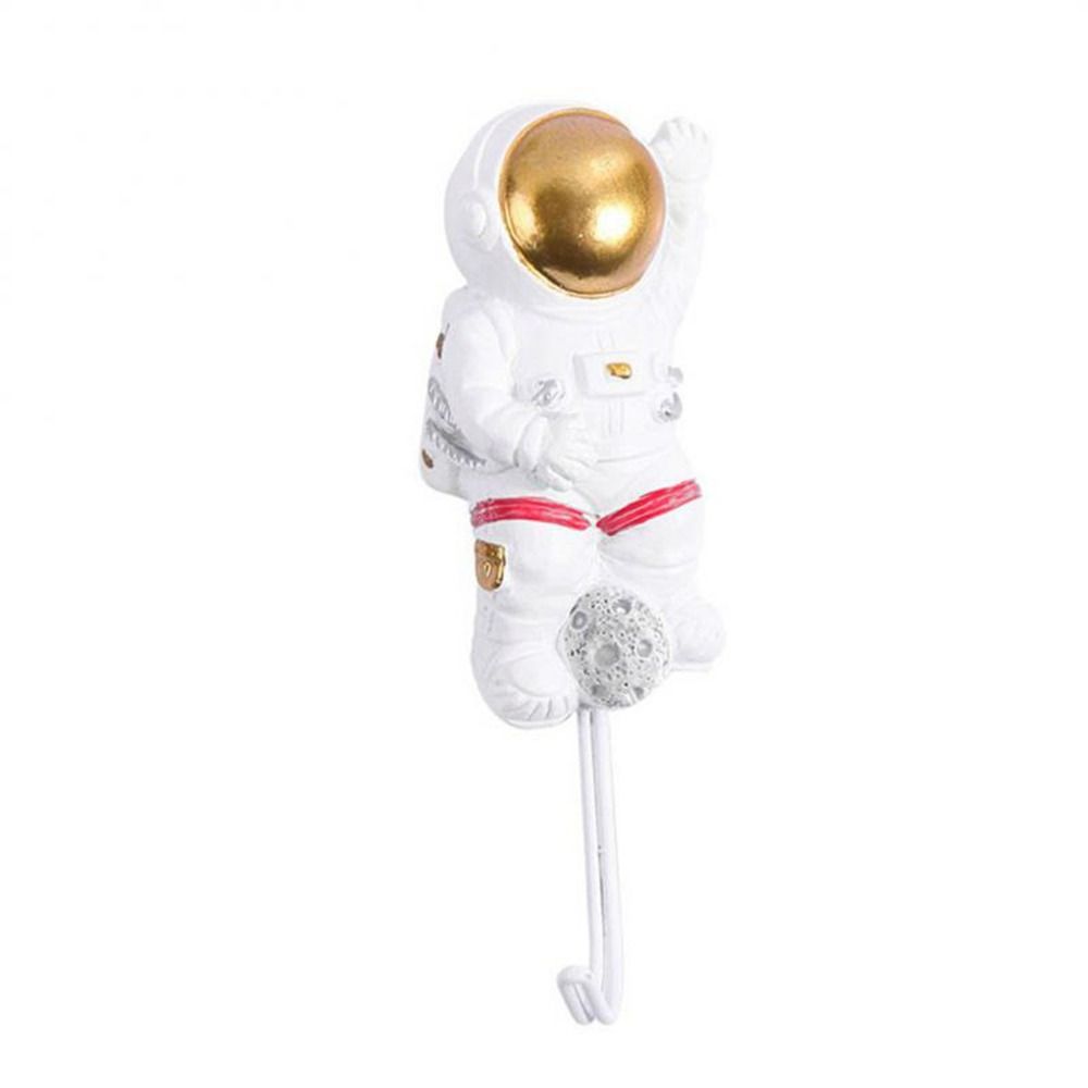 

Strong Viscose No Punching Wall Hanger Wall Hook Bathroom Accessories Key Holder Astronaut Hook B