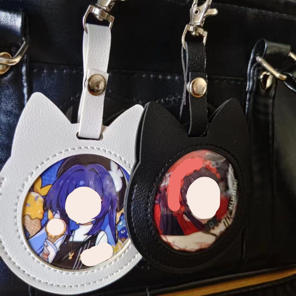 Badge Storage Badge Protective Case Round Badge Anime Bag Accessory Portable Badge Display Pouch Portable Badge Storage