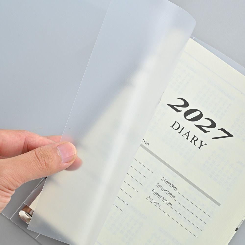 Páginas de Recambio para Agenda Diaria A5 Insertos de Calendario de Hojas Sueltas para Carpeta Cuaderno Oficina Escuela