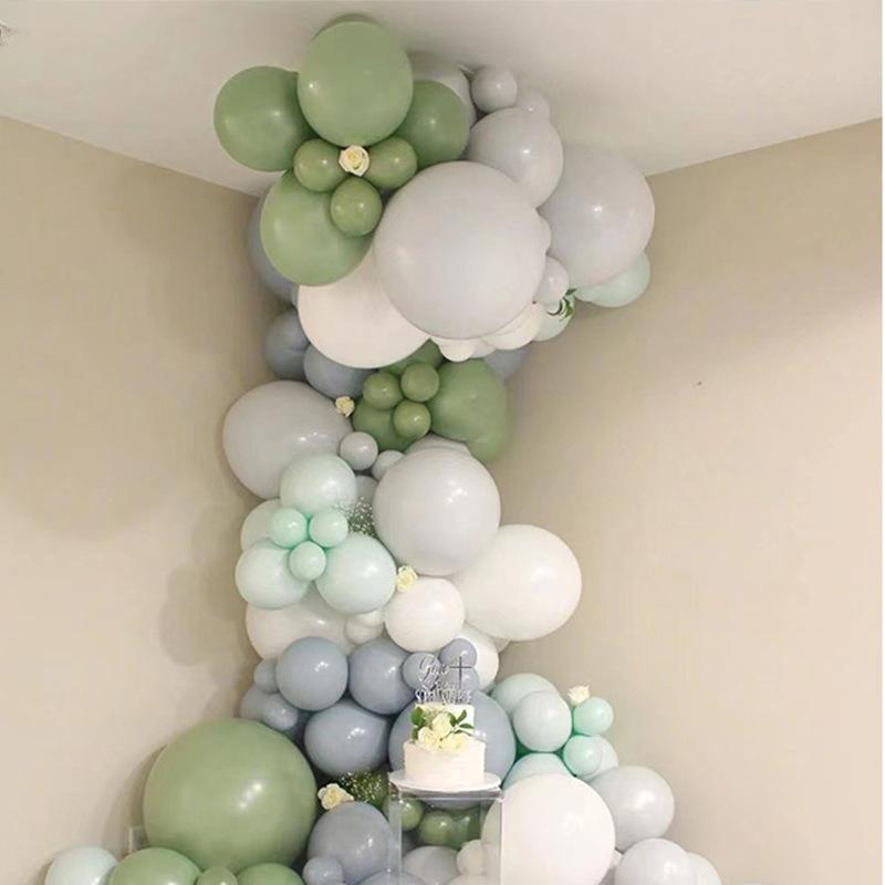 Ballonhochzeit mit Geburtstagsballonanordnung High Sense Weihnachten Internet Celebrity Green Arch Xiongxian Ballon