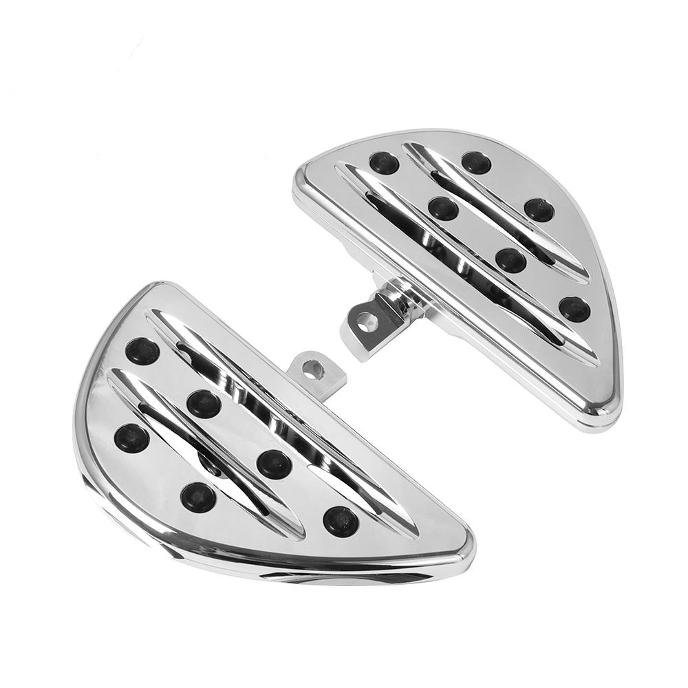 Motorcycle Chrome Passenger Floorboards Rear Foot Pegs Footrest For Harley Softail Heritage Touring Electra Glide Sportster Dyna