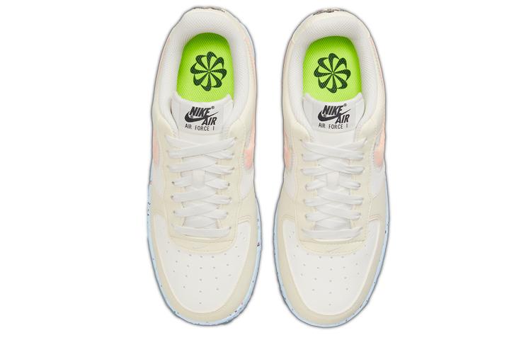 Nike Air Force 1 Low Crater Sail Total Orange Eisblau Damen DH0927-100