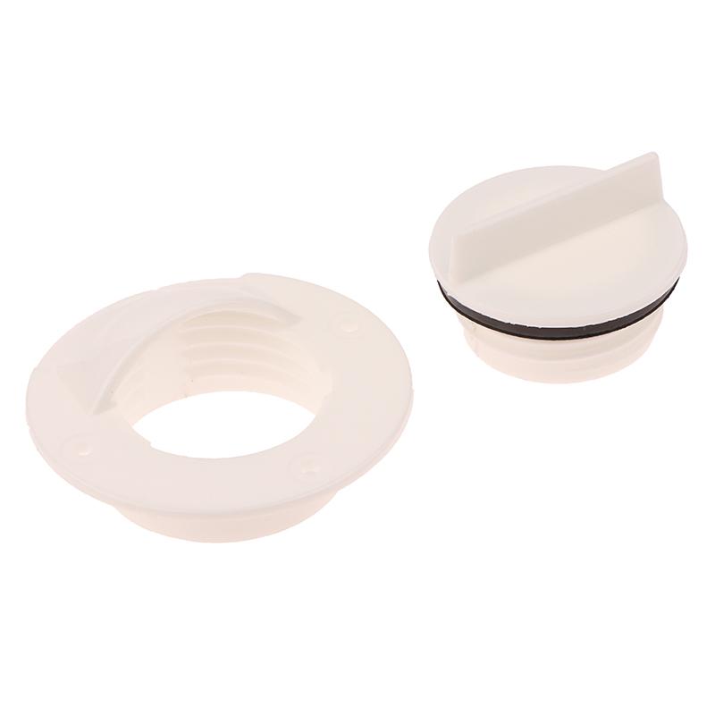 Bujão de Barco Branco Universal Tampa de Rosca Montagem Bujão Rolha Marinho Bujão de Dreno de Barco Tampa de Rosca Para Viveiros de Peixes Freezers de Barco Iates