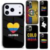 Colombia Flag Phone Case For iPhone 17 16 15 14 13 12 11 Pro Max Plus 17Air Soft Silicone Cover