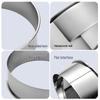 5-Piece Stainless Steel Mousse Ring & Cookie/Cake/Dumpling Cutter Set