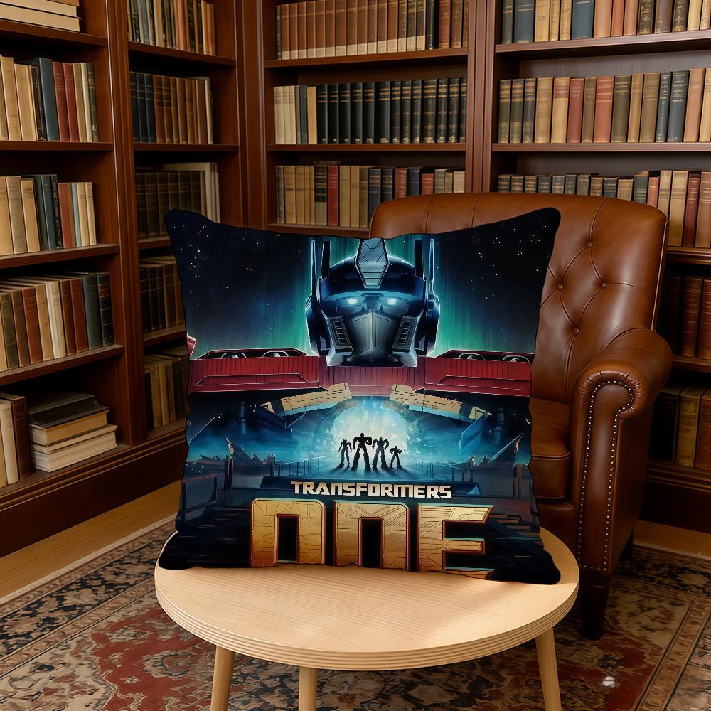 T-Transformers-ES Cartoon O-One-ES cushion cover Home Office Birthday Anniversary Gifts Soft Skin Friendly Cushion Cover