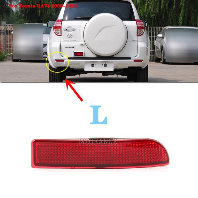 

Красный задний бампер фара автомобильные аксессуары для Toyota RAV4 2006-2012 отражатель крышка тормозной фонарь запчасти замена авто