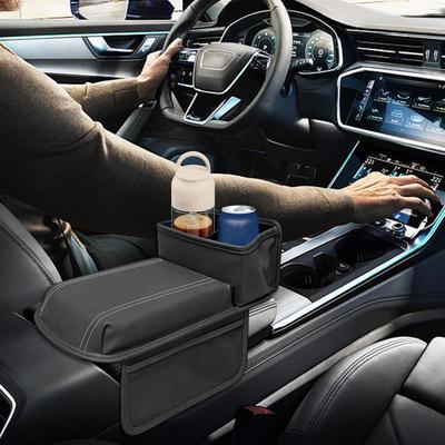 Heightening Armrest Pad Center Console Heightening Pad For Car Center Console Pad Cover With Cup Holder Car Armrest Heightening