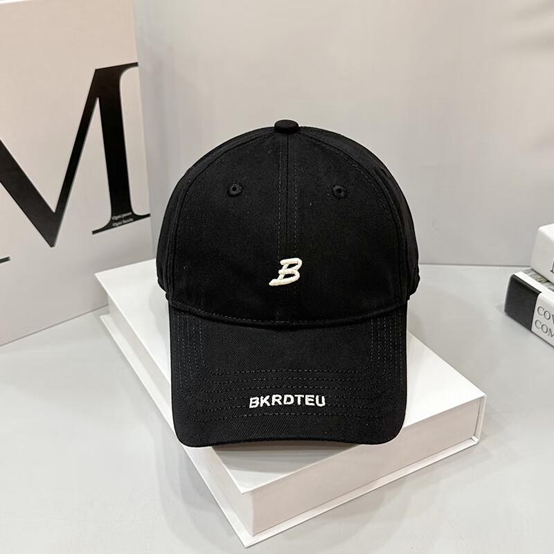 

Letter B Embroidered Soft-Top Baseball Cap One Size