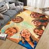 OBX Flannel Printed Carpet, Home Sofa Decoration for Living Room & Bedroom, Non‑Slip Play Flannel Floor Mat for Game Room