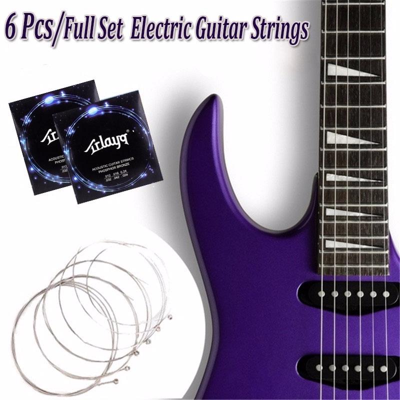 Electrical String Set Buy 6 Pieces/Full Set Professional Practical Electric Guitar Strings ...