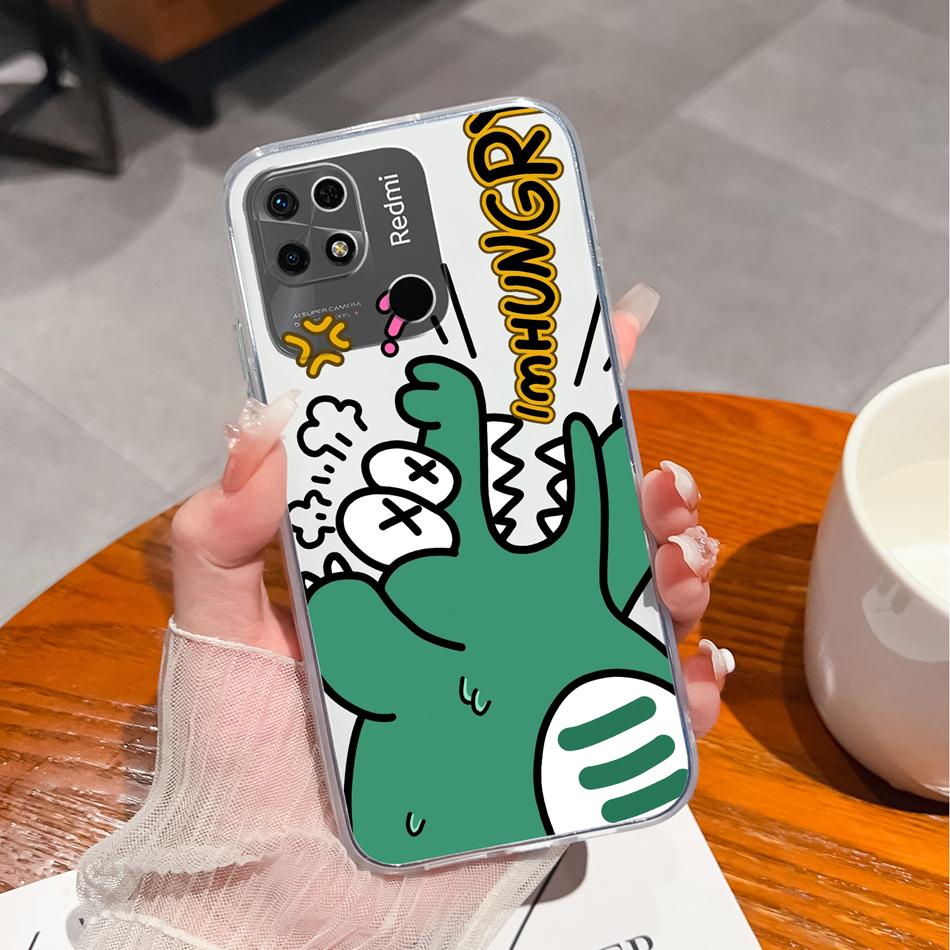 Covers For Redmi 10C Case Stylish Fun Soft Transparent Slim Silicone Anti Drop Phone Shell For Xiaomi Redmi 10 C Bumper Fundas