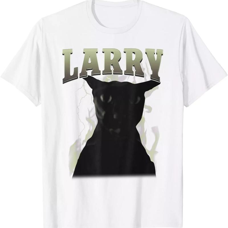 Funny Evil Larry Cat Dank Brainrot Meme Gift Hoodie Tshirt