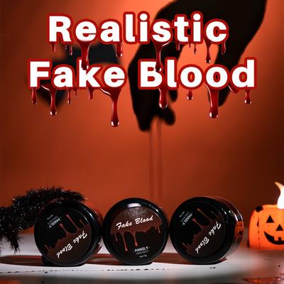 15g konzervované malování na tělo Falešná krev na obličej Realistická plazma Halloween Cosplay Rána Falešná jizva Masquerade Party Makeup Cheat Tool