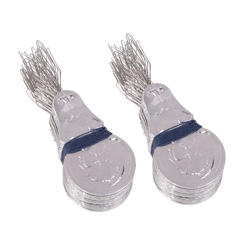 100pcs Bow Wire Loop DIY Needle Threader Insertion Hand Sewing Machine Tool Craft Accessories