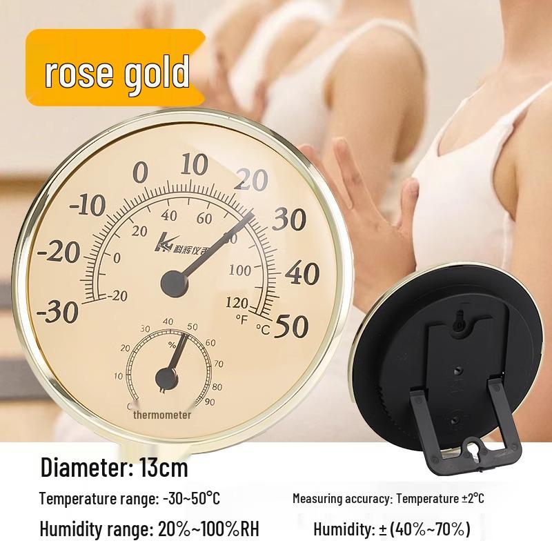 Genaues Innenraumthermometer & Hygrometer für Zuhause, Babyzimmer & Kühlschrank-Wandmontage
