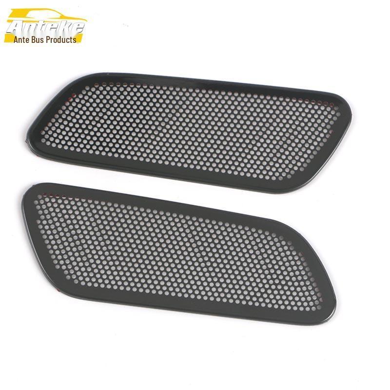 Q8 Stainless Steel Speaker Front Panel Dustproof Cover Sticker for 19-22 Models