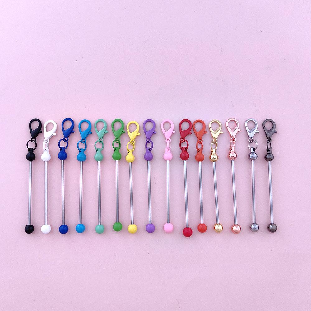 DIY Mini Perlen Schlüsselanhänger Handyanhänger Reißverschluss Dekoration