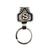 Western Cowboy Letter Keychain Vintage Initial A-Z Key Clip Metal Key Chain Belt Keyring Denim Style Accessory