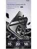 Transparent Magnetic Suction iPhone 16 Pro Max Case with Metal Airbag Protection