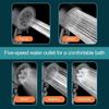 Pressure Shower Head 5 Modes Adjustable Water Saving Shower Head Water Massage Shower Head Bathroom Accessories