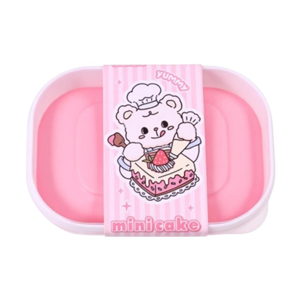 PU Ball Material Slow-rebound Cake 3D Handmade Squishy Sensory Toy Simulation Cake Box  Home Use розовый