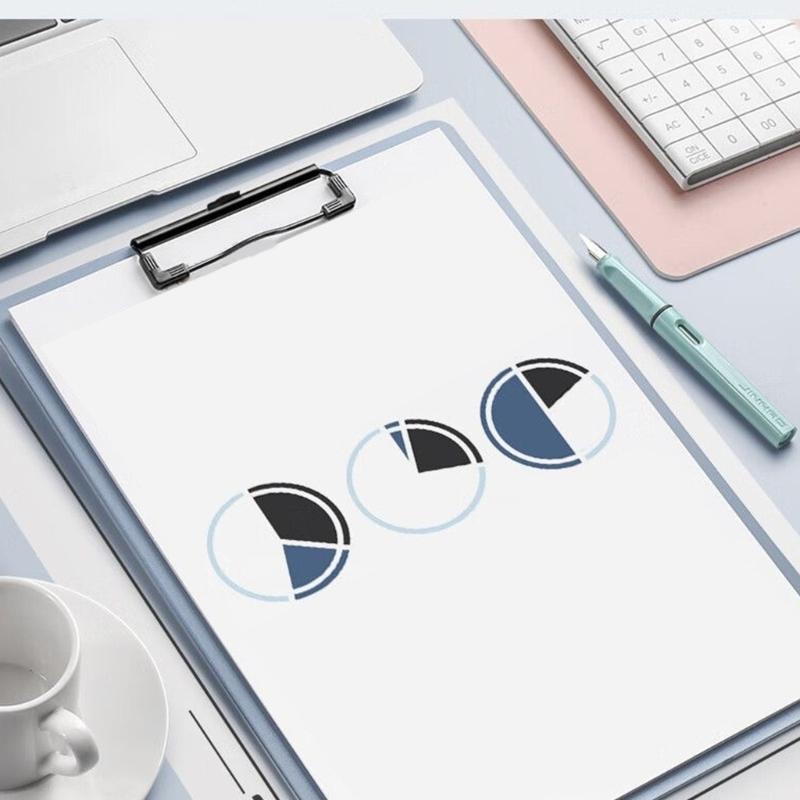 Klemmbrett mit einziehbarem Aufhängehakenständer Größe Klemmbrett Metallklemme Klemmbrett 12x8,8 Zoll Schreibbrett für Büro