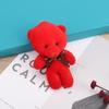Pendant Ornaments Bag Pendant Stuffed Toy Siamese Bear Doll Bear Plush Toy Bear Plush Keychain