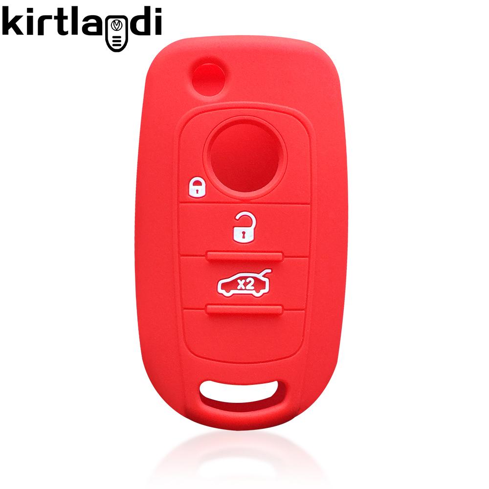 

Силиконовый чехол-накладка для ключа, держатель для ключа автомобиля, брелок для FIAT Tipo Toro Freedom 500X Doblo Argo Nuovo Grazie, дистанционный пульт, 3/4 кнопки