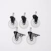 Removable Rolling Bucket Dolly 360° Turning Swivel Caster Detail Kit with Wheels Storage Tray Tote Insert Locking Casters