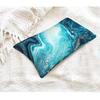 Marble Pillowcases Cushion Cover 20x30 Inches, Decor Throw Pillow Covers for Living Room Blue Marble Abstract Pattern Pillow Covers Queen Size for