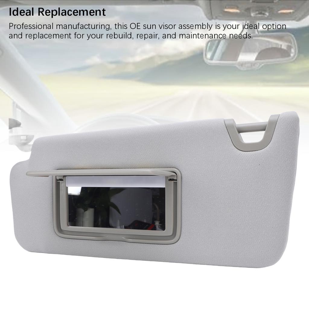 Sun Visor Assembly Block Sunlight Improve Visual Comfort Heat Insulation Elegant Sunvisor Replacement for Car Left: 83280 TA5 A51ZA